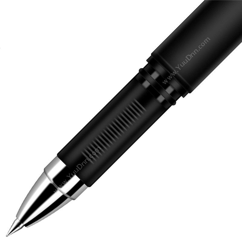得力 Deli S30 中性笔  （黑） 插盖式中性笔