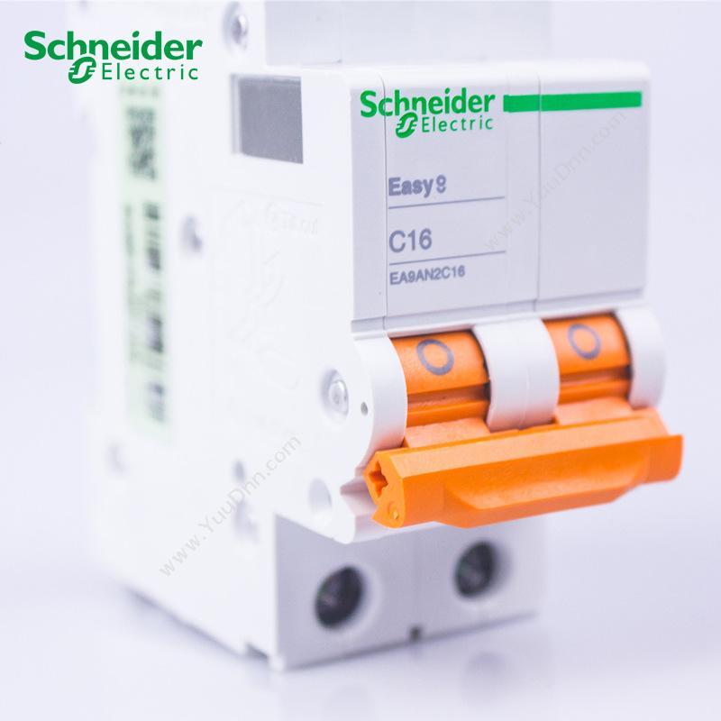 施耐德 Schneider EA9AN2C16 Easy9小型断路器 2P C16A  6个/盒 微型断路器