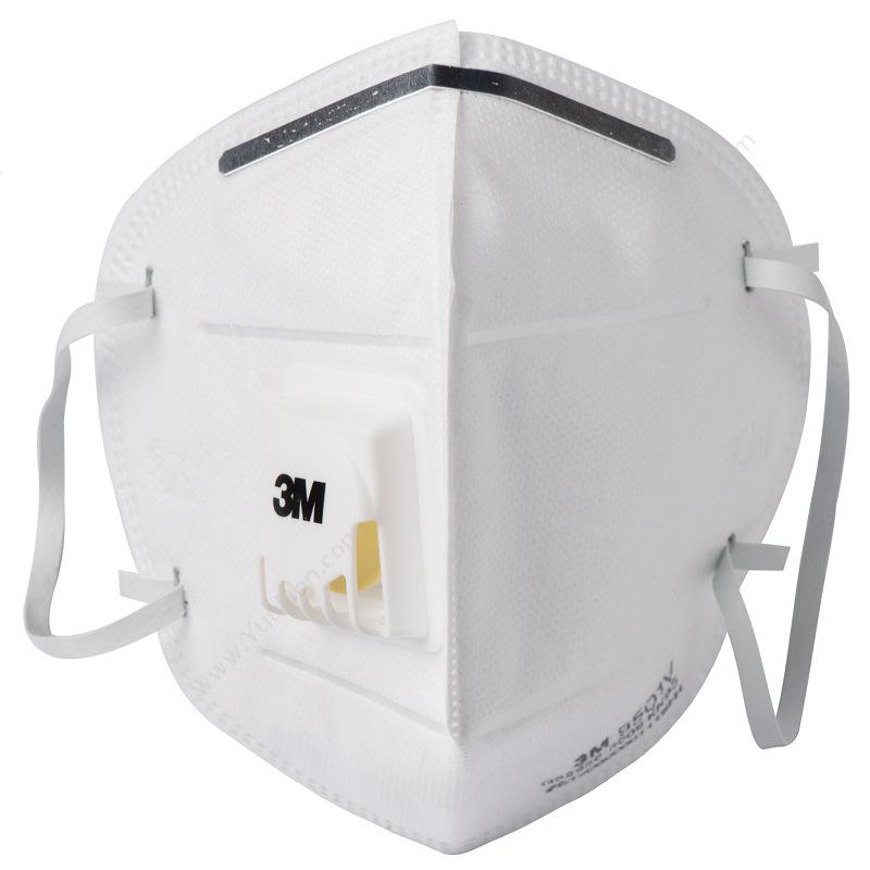 3M 9501V PM2.5颗粒物 3个装（白） 防护口罩