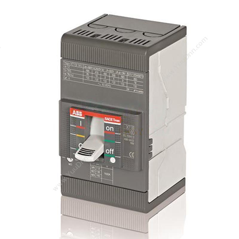 瑞士ABB10152544 Tmax XT系列热磁式 XT1N160 TMD100-1000 FF 3P热磁式塑壳断路器