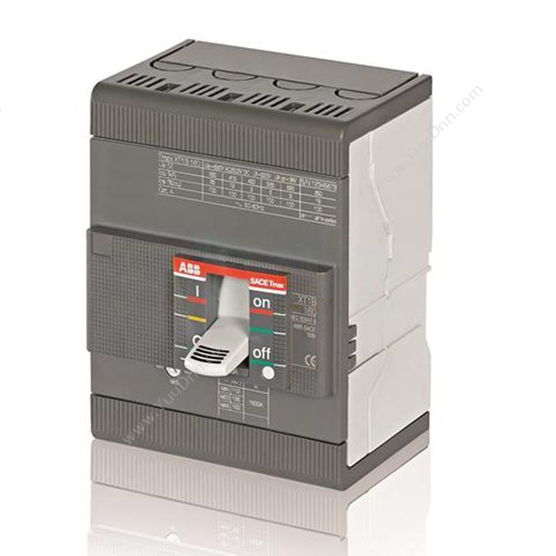 瑞士ABB10152533 Tmax XT系列热磁式 XT1C160 TMD50-500 FF 4P热磁式塑壳断路器
