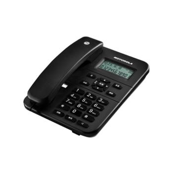 摩托罗拉 Motorola CT202C 固定有绳电话机座机 黑色 有绳电话