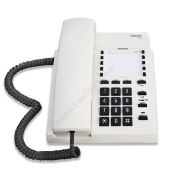 集怡嘉 Gigaset812w 办公电话 白色有绳电话