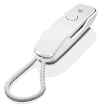 集怡嘉 Gigaset 酒店电话机家用挂壁电话机 白色 有绳电话