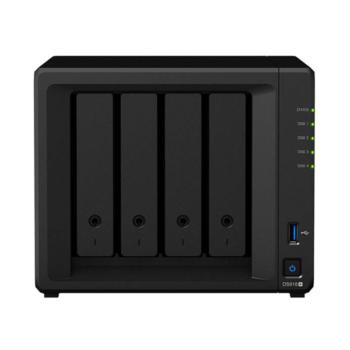 群晖 Synology DS918+ 四盘位 NAS 网络存储服务器(无内置硬盘) NAS服务器