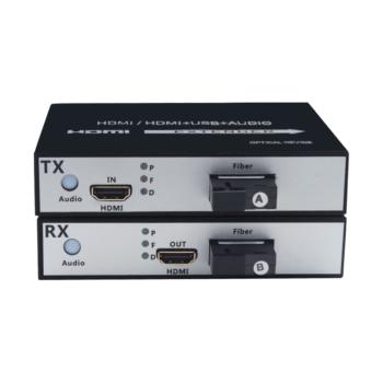 拓宾 TUOBIN-1HDMI 光纤收发器 HDMI光端机 高清1080P无压缩 SC接口 语音光端机