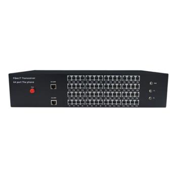 拓宾 TUOBIN-T/R64P 64路纯电话光端机 PCM语音光端机 SC接口 语音光端机