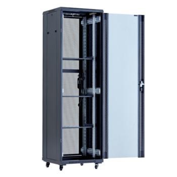 安挚 AbleCan AGD系列前钢化玻璃门后网孔门网络机柜 AGD8247 网络机柜