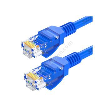 山泽 SamZheSZL-6050A 六类工程级非屏蔽网络跳线CAT6网线（蓝） 5米六类网络跳线