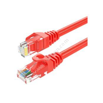 山泽 SamZhe RED-6020 六类非屏蔽网络跳线CAT6网线（红） 2米 六类网络跳线