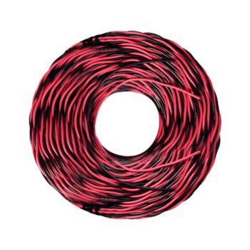 洪乐 RVS2*0.5 红黑 200米两芯双绞软电线 两芯电力电缆