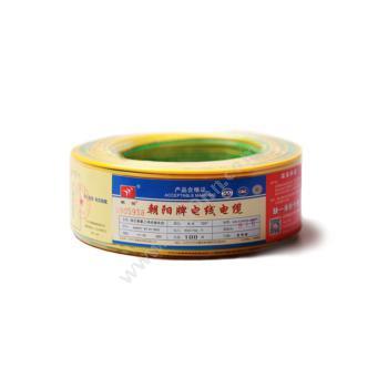朝阳线缆 BV10 单芯布电线 黄（绿） 100米/卷定制 单芯电力电缆