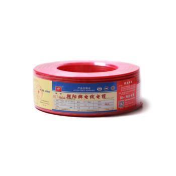 朝阳线缆 BVR6 单芯软电线（红） 100m/卷定制 单芯电力电缆