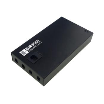 安讯仕 AXS AX-8404 LC桌面式光纤终端盒 4口 （黑） 光纤终端盒