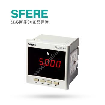 斯菲尔 Sfere LED 单相电压测量 电表 PZ194U-9X1 AC220V 数字钳形表
