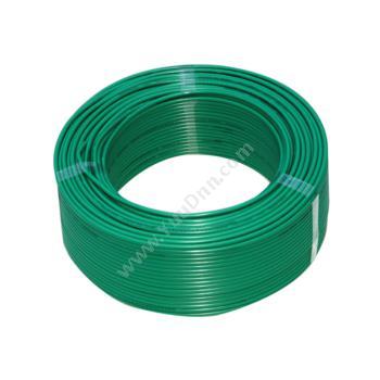 上上 BV6 单芯无氧铜布电线（绿） 100米/卷 定制 单芯电力电缆