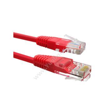 金坤宇超五类非屏蔽网络跳线 JKY-CAT5E-3R 3米（红）超五类网线