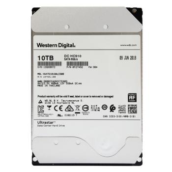 西部数据 WD HUH721010ALE600 10T SATA氦气企业级硬盘 硬盘