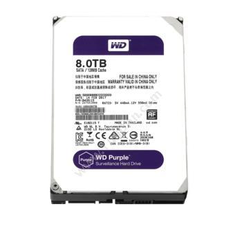 西部数据 WD WD81EJRX 紫盘 Purple 8TB SATA 硬盘
