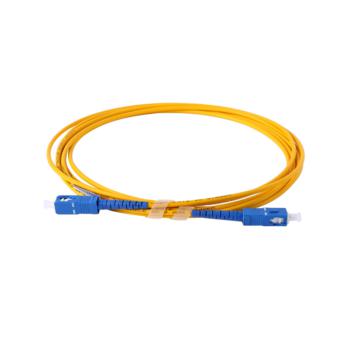 安普康 AmpCom AMSMUPC9/125SCSC3M 单模单芯SC-SC电信级光纤跳线3米（黄） 单模光纤跳线