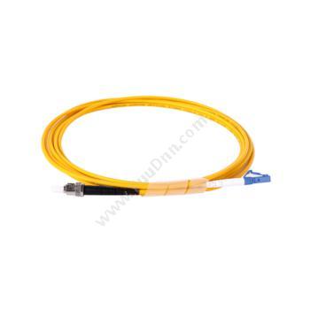安普康 AmpComAMSMUPC9/125STLC3M 单模单芯ST-LC电信级光纤跳线3米（黄）单模光纤跳线