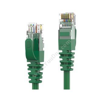 安普康 AmpCom 六类非屏蔽跳线（绿） 5米AMCAT60850(GR) 六类工程网络跳线