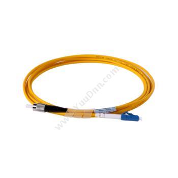 安普康 AmpComAMSMUPC9/125FCLC3M 单模单芯FC-LC电信级光纤跳线3米（黄）单模光纤跳线