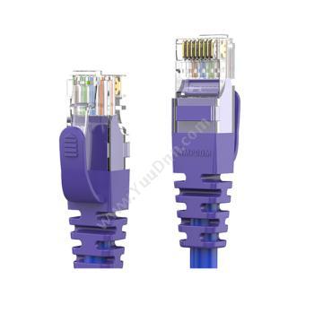 安普康 AmpCom 超五类非屏蔽跳线 紫色 5米 AMCAT5E0850(PU) 超五类网线