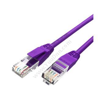 胜为 ShengWeiLC-2015F 超五类非屏蔽网络跳线 紫色 1.5米超五类网络跳线