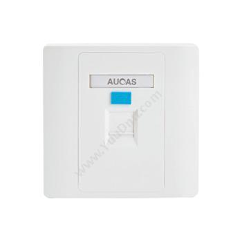 台湾奥卡斯 Aucas86型单口普通防尘面板 ACFP01面板