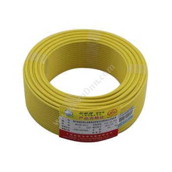 起帆 QifanBV4 单芯布电线（黄） 100米/卷单芯电力电缆