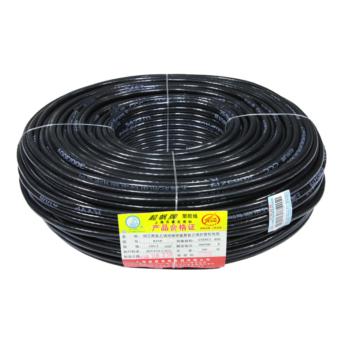 起帆 Qifan RVVP3*1.5 三芯屏蔽软电缆 （黑） 100米/卷 三芯电力电缆