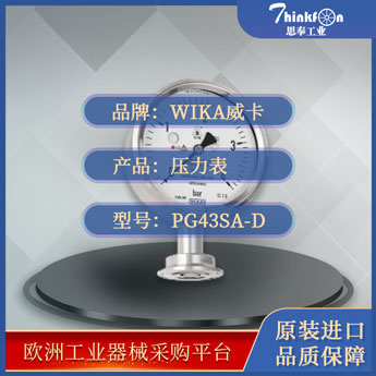 威卡 WIKA PG43SA-D 压力表
