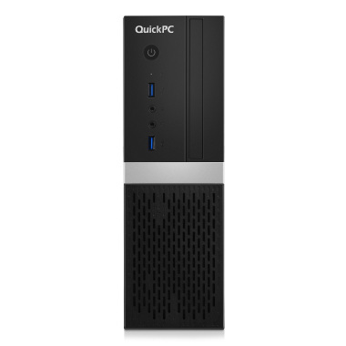 物公基租赁 QuickPC E32A Pro单主机 (G4900/4G/240G SSD/核显/Linux/USB无线网卡/USB键鼠套装/8L机箱) 电脑主机