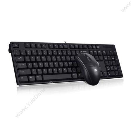 物公基租赁 K100 USB超薄键盘鼠标套装黑色 键鼠