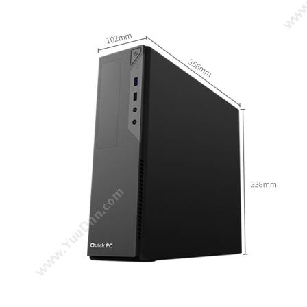 物公基租赁 /Edianzu QuickPC E36 台式机 (i5-8400/8G/240G SSD/核显UHD630/P2319H 23英寸/HDMI线/Linux/USB无线网卡) 台式机