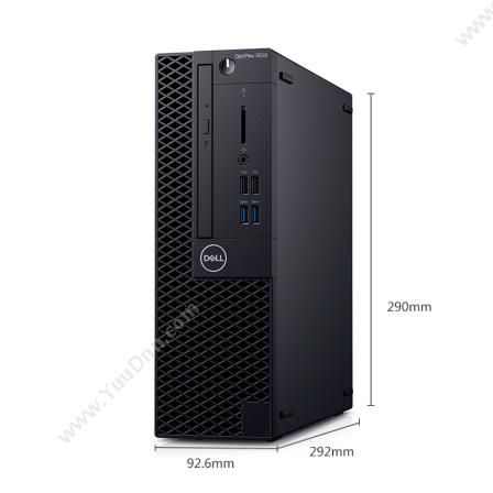 戴尔 Dell 3050SFF 单主机 (i7-7700/16G/256G SSD/HD630核显/Win10 家庭版) 电脑主机