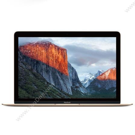 苹果 AppleMacBook 2016MLHE2CH/A 12英寸便携笔记本电脑(CoreM/8GB/256GB SSD/HD515核显/Retina屏)金色笔记本电脑