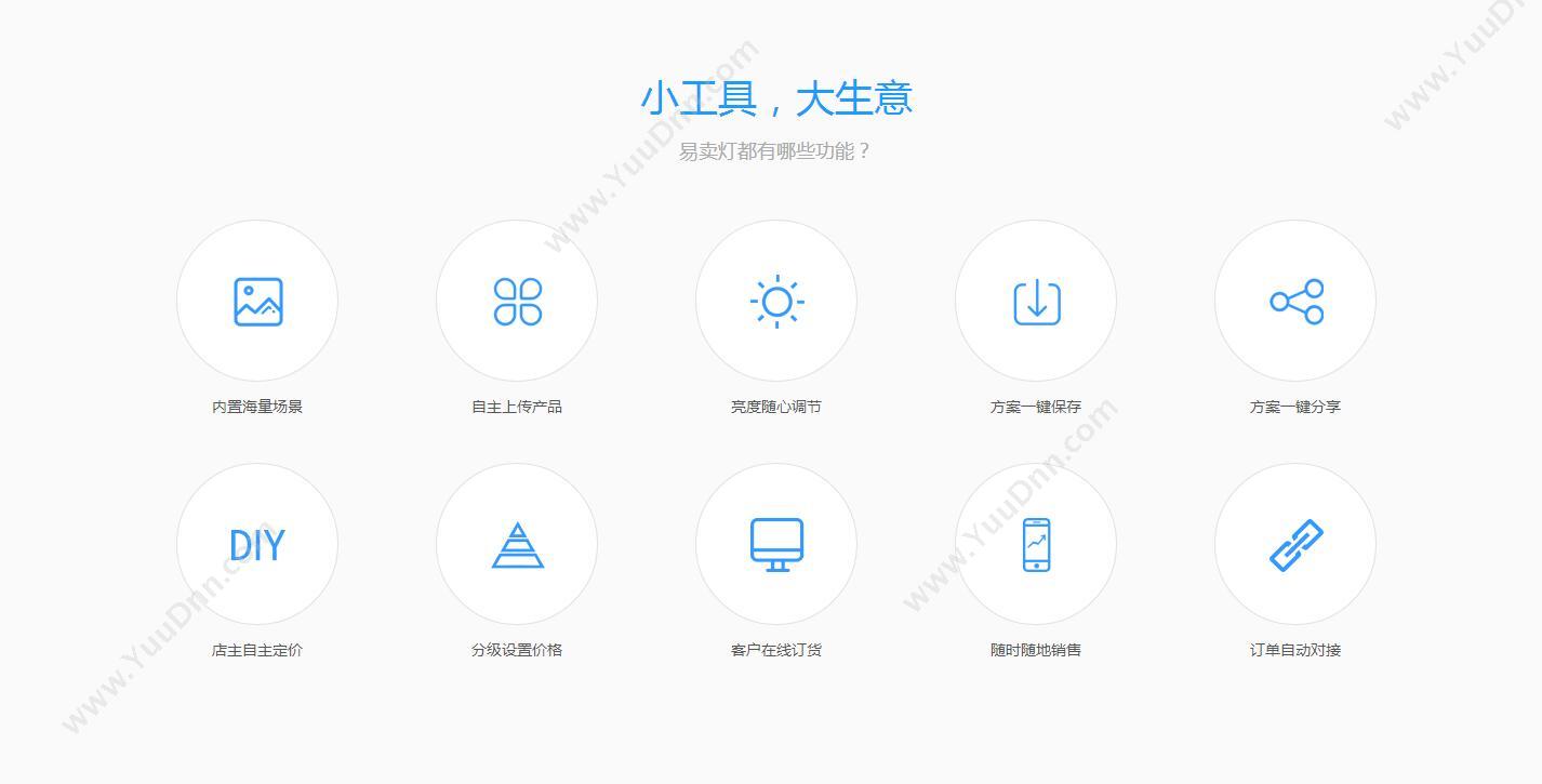 深圳云上互联 易卖灯品牌版 客商管理平台