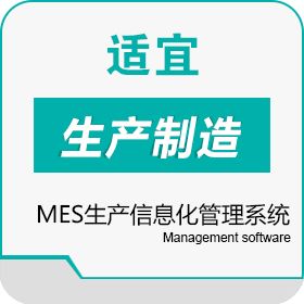 广州适宜软件 MES生产信息化管理系统 生产与运营
