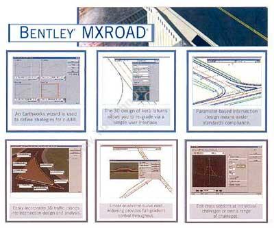 奔特力系统 Bentley Bentley MXROAD 三维CAD