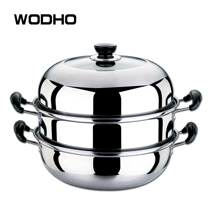 万德霍厨具WODHO天作之合双层蒸锅WDH-G0131245锅具/锅具套装