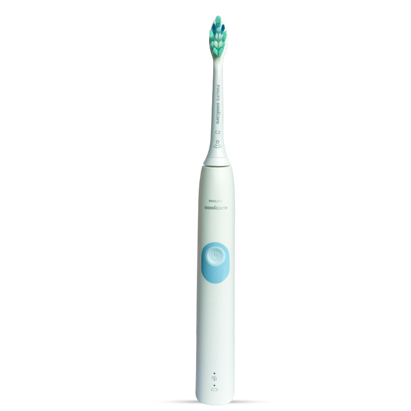 飞利浦生活类 飞利浦（PHILIPS）电动牙刷成人声波震动充电版智能计时HX6809/02(蓝白色) 牙刷/口腔护理