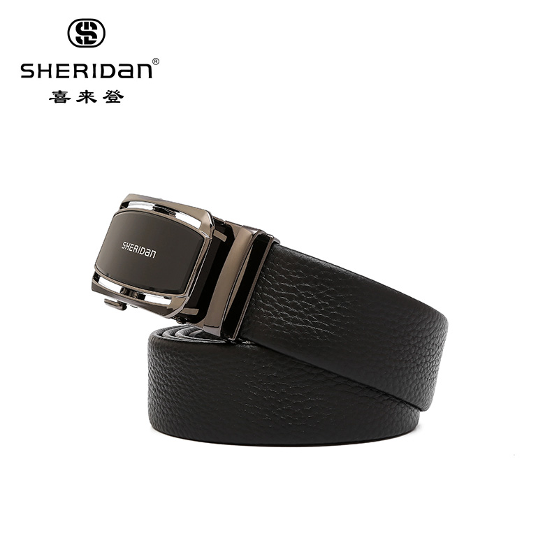 喜来登 SheridanSHERIDAN喜来登男士时尚商务头层牛皮自动扣皮带NL190352S皮带/腰带