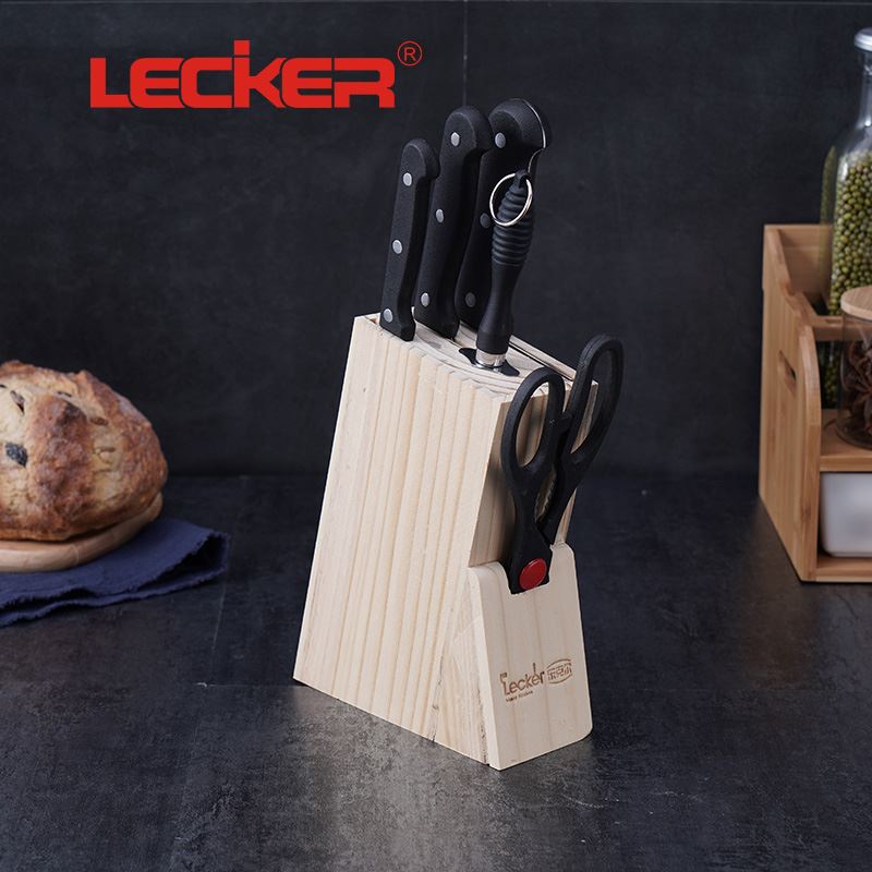 乐克尔 LeckerLecker乐克尔木座刀剪刀具刀具/水果刀套装