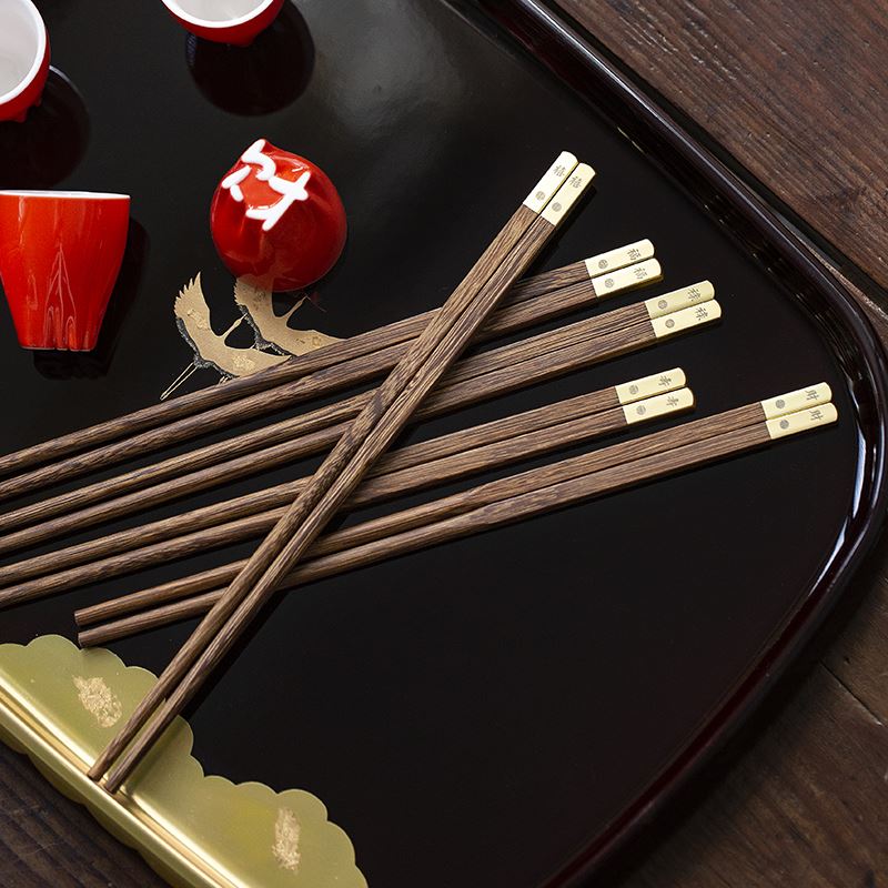 字器 字器府宴合家见欢十全十美筷箸礼盒 筷箸套装