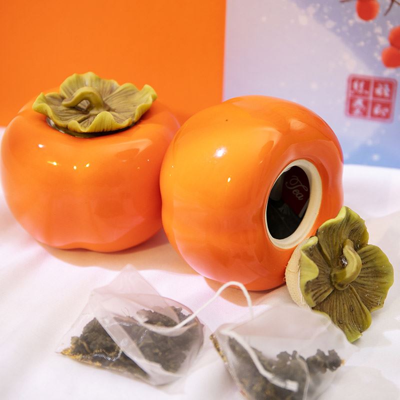 丝语棠 柿柿如意套装SYTLH6 丝巾礼盒