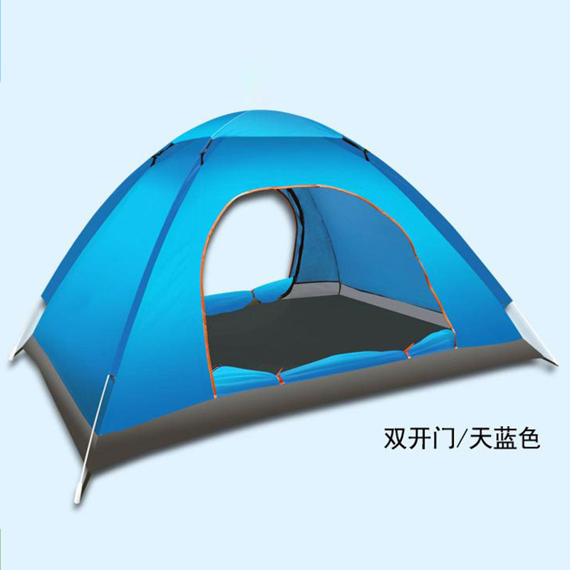 易旅 易旅（ETRAVEL）自动帐篷简易版（3-4人） 户外帐篷/睡袋/吊床