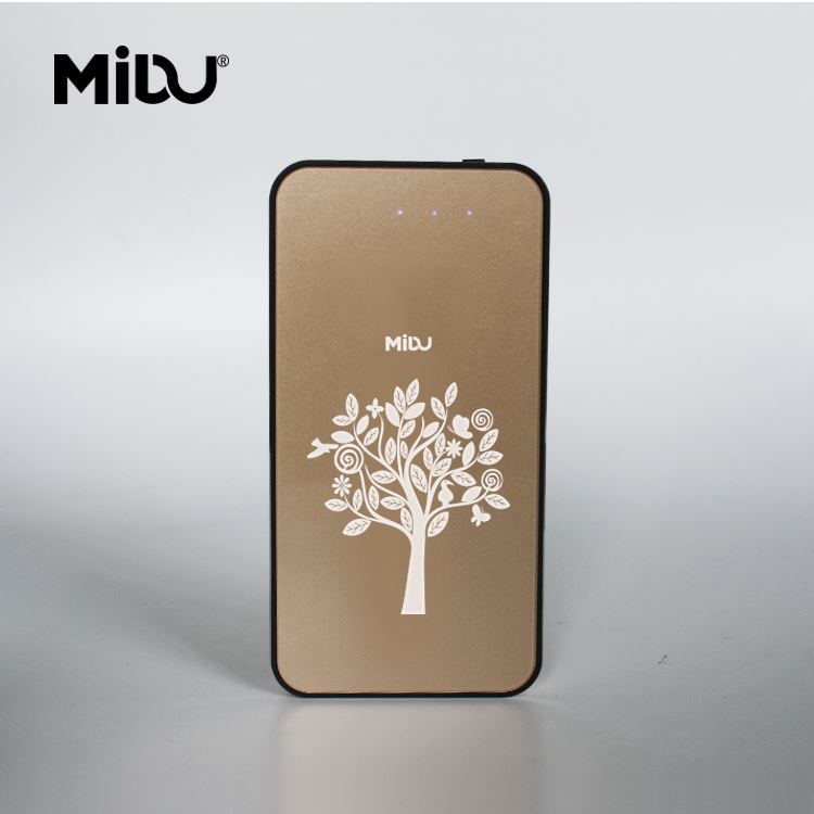 MIDUMIDU品牌广告灯箱充电宝logo发光移动电源/无线充