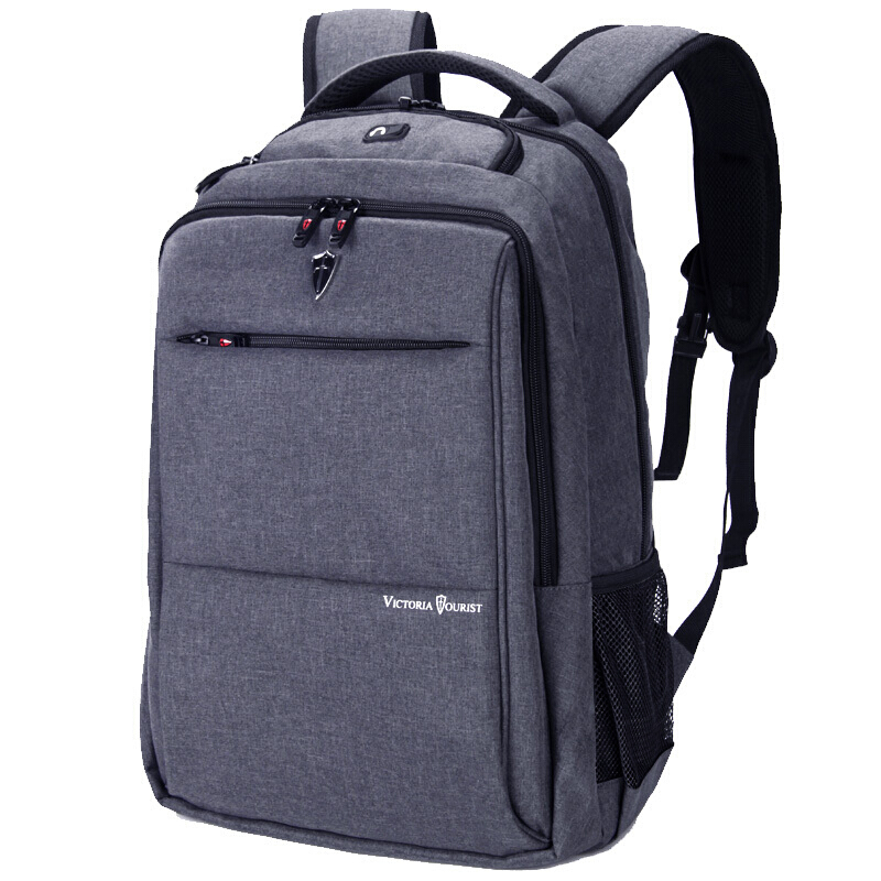 VictoriaTourist 维多利亚旅行者双肩包电脑包15.6英寸V9606灰色 双肩包/电脑包
